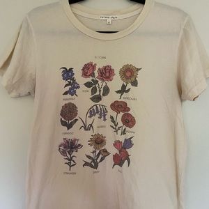 Vintage Flower Chart Tee